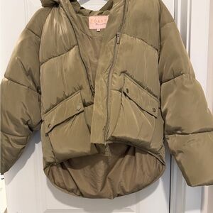 Toast Society Tan Puffer Jacket